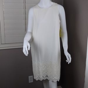 Arloh embroidered hem shift dress